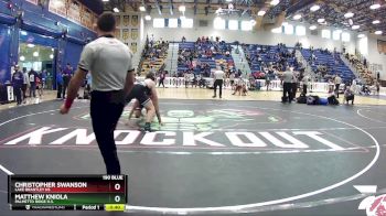 190 Blue Cons. Semi - Matthew Kniola, Palmetto Ridge H.S. vs Christopher Swanson, Lake Brantley Hs