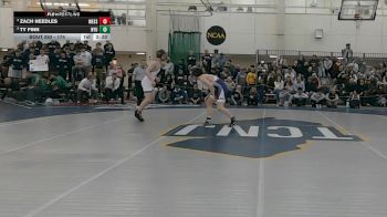 174 lbs Semifinal - Zach Needles, Messiah vs Ty Finn, Nyu