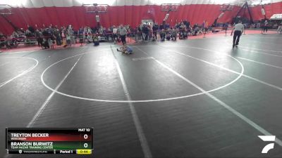 82 lbs Champ. Round 1 - Treyton Becker, Wisconsin vs Branson Burwitz, Team Nazar Training Center