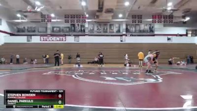 125 lbs Semifinal - Daniel Parkulo, Averett vs Stephen Bowden, Roanoke College