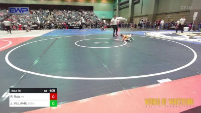 61 lbs Semifinal - Rocky Ruiz, Red Wave Wrestling vs JAYDEN KAI VILLAMIL, Socal Grappling Club