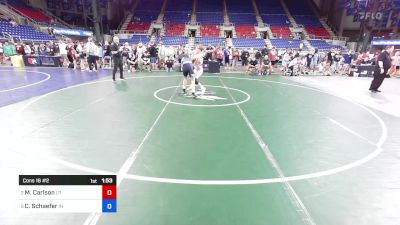 126 lbs Cons 16 #2 - Mason Carlson, UT vs Caleb Schaefer, IN