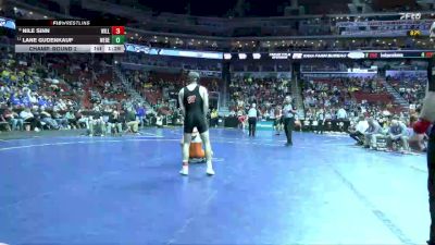 2A-150 lbs Champ. Round 2 - Lane Gudenkauf, West Delaware, Manchester vs Nile Sinn, Williamsburg