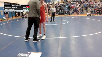 126 lbs Cons. Round 3 - Cayson Phillips, Newcastle vs Kael Gudahl, Wheatland