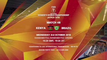 KEN vs BRA | 2018 FIVB Women's World Championships