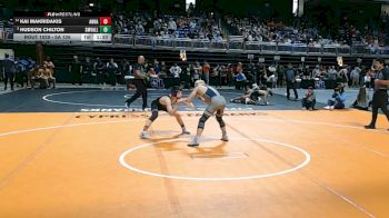 5A 126 lbs Champ. Round 1 - Hudson Chilton, Comal Smithson Valley vs Kai Makridakis, Anna