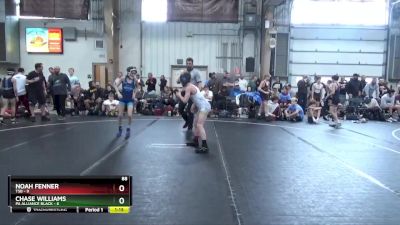 88 lbs Round 6 (8 Team) - Noah Fenner, TSB vs Chase Williams, PA Alliance Black