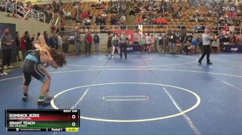 134 lbs Cons. Round 2 - Dominick Jezek, Salem Wrestling vs Grant Teach, CDZ Athletics