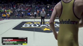 96 lbs Champ. Round 1 - Shane Stream, Lincoln-Way WC vs Brayden Crawford, Belvidere Bandits WC