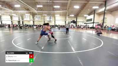 215 lbs Semifinal - John Drury, Tech Squad vs Abdul Mosawir Nasratyar, Gar-Field