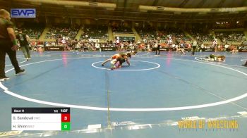 70 lbs Round Of 16 - Graham Sandoval, Cowboy Wrestling Club vs Hank Shinn, Sebolt Wrestling Academy