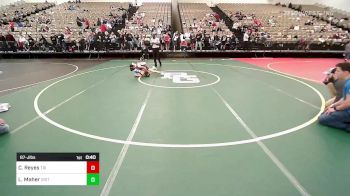 87-J lbs Round Of 16 - Christian Reyes, Triumph Trained vs Logan Maher, Grit Mat Club