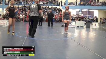 145 lbs Champ. Round 1 - Esperanza Anderson, Owyhee vs Lochlynn Harned, Rigby