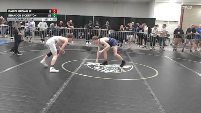 113 lbs Consi Of 32 #1 - Daniel Brown Jr, IN vs Brandon Bickerton, OH