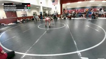 126 lbs Champ. Round 1 - Skyler Colson, Big Piney vs Hayden Eardley, Kelly Walsh