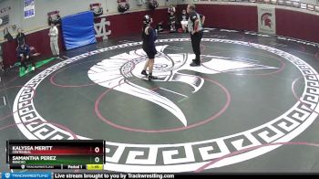 123-125 lbs Semifinal - Kalyssa Meritt, Centennial vs Samantha Perez, Rancho