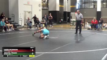 118 lbs Round 5 (16 Team) - Averi Peterson, BVWC Blue vs Bristol Prado, NE Valkyrie