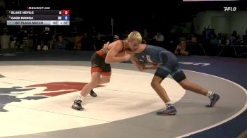 132 lbs 1st Place Match - Blake Nevils, ID vs Gage Bjerga, MN