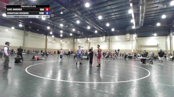 285 lbs Semifinal - Luis Jimenez, Brandon vs Jonathan Rogers, Youth Impact Center Wrestling Club