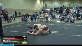 105 lbs Semifinal - Kylie Riley, Contenders Wrestling Academy vs Jamison Gregory, Pinckney