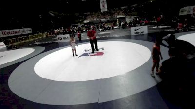 53 lbs Cons. Sub-semis - Aaron Estrada, Imperial Valley Panthers Wrestling vs Brandon Palafox, Southwest Stallions Wrestling Club