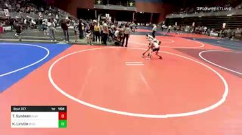 77 lbs Semifinal - Taden Sundeen, Glasgow WC vs Kyler Linville, Bozeman WC