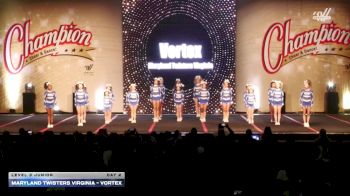 Maryland Twisters Virginia - Vortex [2025 L3 Junior Day 2] 2025 Champion Cheer and Dance Grand Nationals