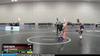 197 lbs Finals (2 Team) - Kaleb Gelter, Mount St. Joseph vs Tyler Thurston, Dubuque