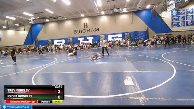 53 lbs Cons. Semi - Ryder Brindley, Elite Wrestling vs Trey Merkley, Uintah Wrestling