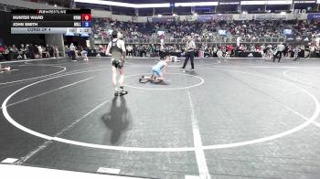 100 lbs Consi Of 4 - Hunter Ward, Ryhno Academy Of Wrestling vs John Smith, Bulls WC