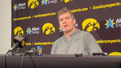 Tom Brands Takes Inventory After Iowa's Win Over Princeton
