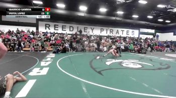150 lbs Semifinal - Mauricio Gamboa, Granite Hills vs Pistol Lopez, Central