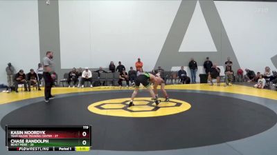 119 lbs Round 4 (6 Team) - Kasin Noordyk, Team Nazar Training Center vs Chase Randolph, Beast Mode