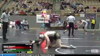 A 160 lbs Cons. Semi - Briar Whaley, Knoxville Halls vs Rance Horton, David Crockett