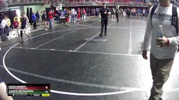 160 lbs Champ. Round 2 - Camryn Reynoldson, Pioneer Wrestling Club vs Lucas Haverty, Gretna Youth Wrestling