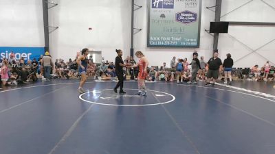 58 lbs Rr Rnd 3 - Neve O'Byrne, PA West Black - W vs Katelyn Nunez, Team Worldwide - W