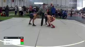 98 lbs Semifinal - Colten Ostrom, Western Slope Elite vs Hunter Gordon, Reign WC