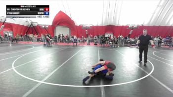 117 lbs Quarterfinal - Eli Grotelueschen, Dodgeland Youth Wrestling Club vs Kyle Herr, Brown Deer Jr Falcons Wrestling Club