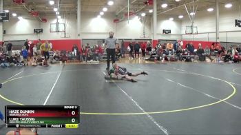 52/56 Round 3 - Luke Taussig, Greater Heights Wrestling vs Haze Dunkin, Nebraska Boyz
