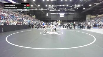 157 lbs Quarterfinal - Avery Bartek, Spring Hill HS vs Zach McMurray, Salina-South