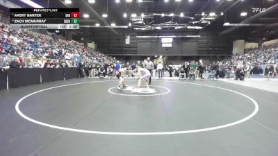 157 lbs Quarterfinal - Avery Bartek, Spring Hill HS vs Zach McMurray, Salina-South