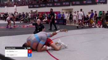 70 kg Quarterfinal - Hunter Gandy, Pennsylvania RTC vs Rudy Lopez, Northern Colorado Wrestling Club