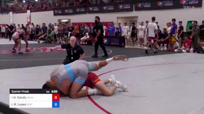 70 kg Quarterfinal - Hunter Gandy, Pennsylvania RTC vs Rudy Lopez, Northern Colorado Wrestling Club