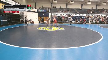 184 lbs 5th Place Match - Chris Mapp, Newman vs Christian Chavez, Indianapolis