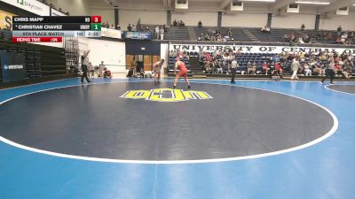 184 lbs 5th Place Match - Chris Mapp, Newman vs Christian Chavez, Indianapolis