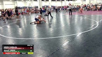 132 lbs Round 4 (10 Team) - Sulley Krenz, Team Montana Willston vs Jeson Carbajal, Florida Elite Wrestling Academy