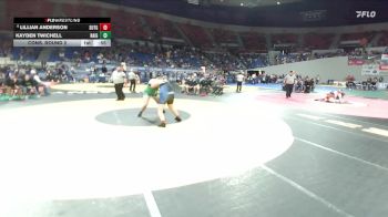 4A/3A/2A/1A Girls 235 Cons. Round 2 - Lillian Anderson, Sutherlin Girls vs Kayden Twichell, Rainier Girls