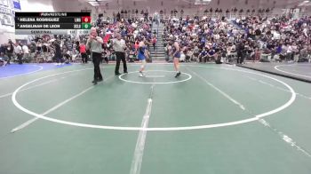 Girls 155 lbs Semifinal - Helena Rodriguez, Lincoln Girls vs Angelinah De Leon, Santa Clara&nbsp;Girls
