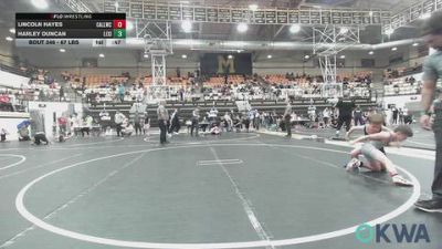 67 lbs 3rd Place - Lincoln Hayes, Carl Albert vs Harley Duncan, Lexington Wrestling Club