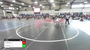 132 lbs Round Of 16 - Gavin Motzkin, No Team vs Jamon Hatch, Snowflake Lobos